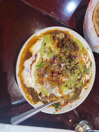 Delicious Aloo Tikki Chaat at The Punjab Parantha Hut in Edmonton, AB
